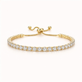 Maes-Jolie | Tennis Bracelet | 3mm Cubic Zirconia | Adjustable Sparkling Gift