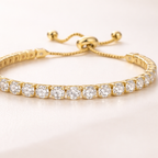 Maes-Jolie | Tennis Bracelet | 3mm Cubic Zirconia | Adjustable Sparkling Gift