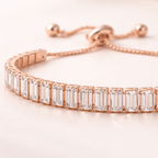 Maes-Jolie | Tennis Bracelet | Elegant Zirconia Stretch | Everyday Classic Gift