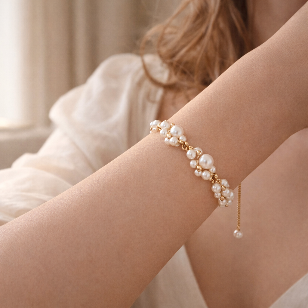 Maes-Jolie | Bracelet | Pearl Cat Paw | Versatile Fashion Accessory