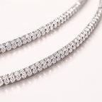 Maes‑Jolie | Anklet Set | Sparkling Simple Duo | Holiday Casual Anklets