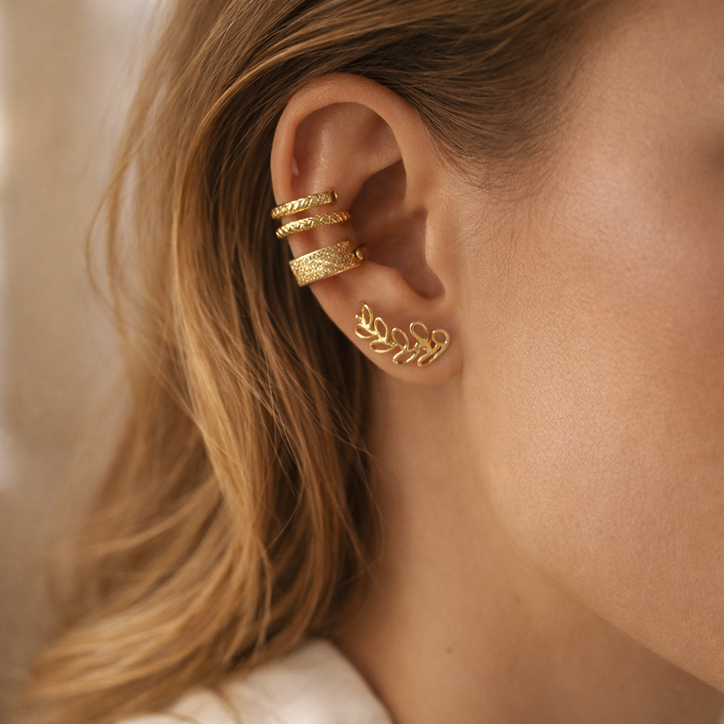 Maes-Jolie | Clip Earrings | Multi‑Color Set | Stylish Everyday Ear Clips