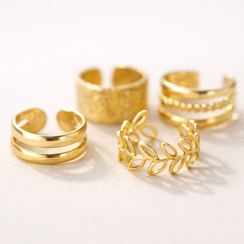 Maes-Jolie | Clip Earrings | Multi‑Color Set | Stylish Everyday Ear Clips