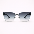 Maes-Jolie | Cat Eye Sunglasses | Rimless Minimalist Frame | Elegant Women Eyewear