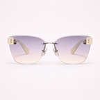 Maes-Jolie | Cat Eye Sunglasses | Rimless Minimalist Frame | Elegant Women Eyewear