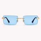 Maes-Jolie | Rimless Sunglasses | Rectangular Minimalist Frame | Lightweight Women's Eyewear