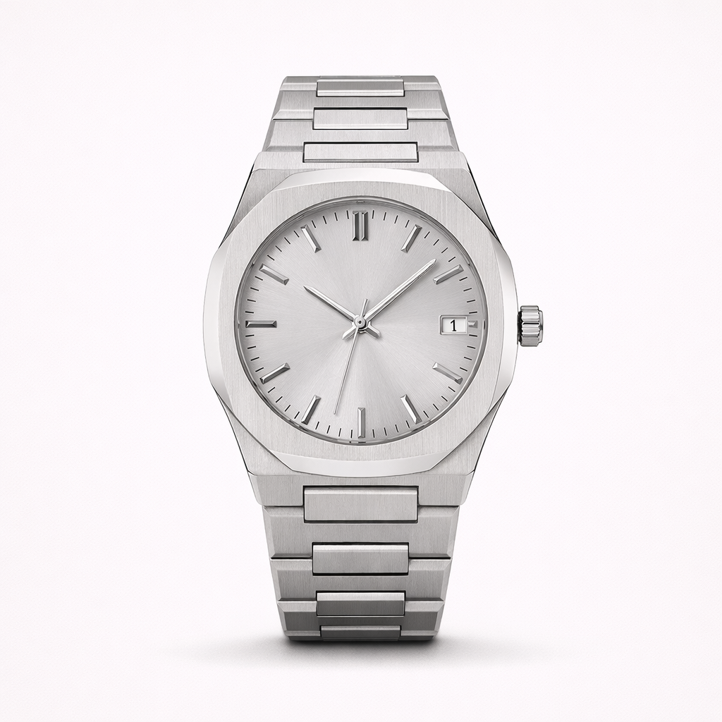 Maes-Jolie | Wrist Watch | Ultra-Thin Minimalist Dial | Stainless Steel Business Timepiece
