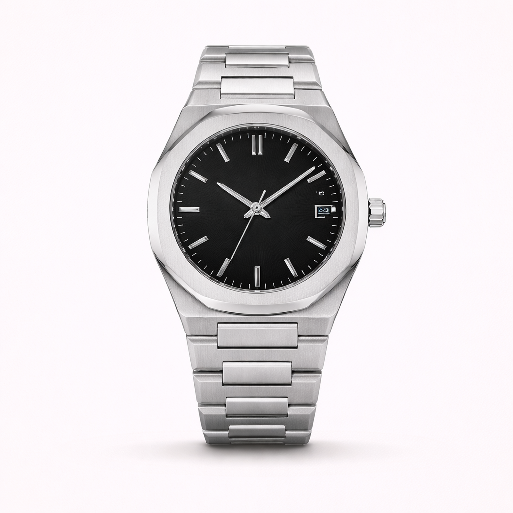 Maes-Jolie | Wrist Watch | Ultra-Thin Minimalist Dial | Stainless Steel Business Timepiece