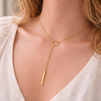 Maes‑Jolie | Necklace | Ethnic Bar Pendant | Festival Versatile Jewelry