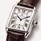 Maes-Jolie | Wrist Watch | Square Roman Dial | Classic Leather Quartz Watch