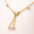 Maes‑Jolie | Necklace | Pearl Butterfly Pendant | Creative Women’s Jewelry