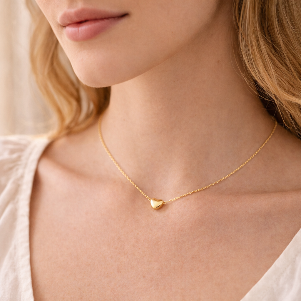 Maes‑Jolie | Necklace | Heart Shaped Pendant | Elegant Women’s Gift