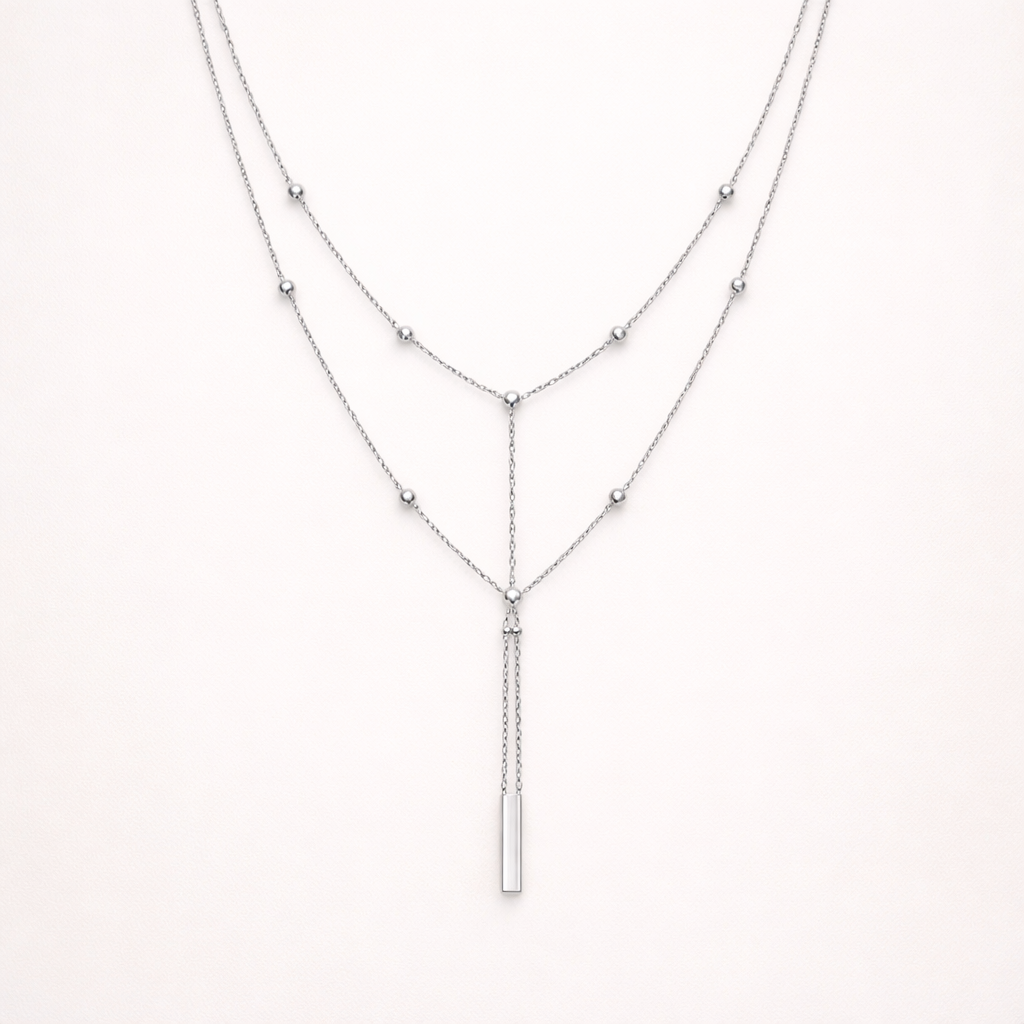 Maes‑Jolie | Anklet | Multi‑Layer Beaded Chain | Japanese Korean Inspired