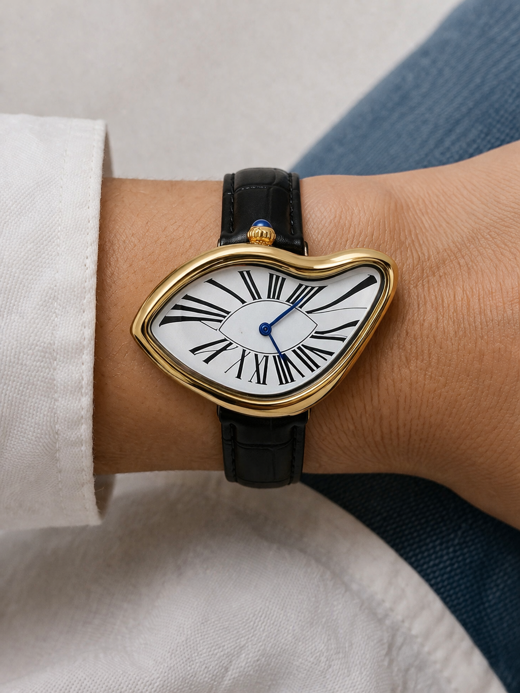 Maes-Jolie | Wrist Watch | Square Roman Dial | Vintage Quartz Timepiece