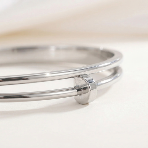 Maes-Jolie | Bangle Bracelet | Strass Nail Delicate | Luxury Women’s Bracelet
