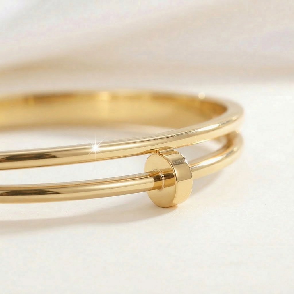 Maes-Jolie | Bangle Bracelet | Strass Nail Delicate | Luxury Women’s Bracelet