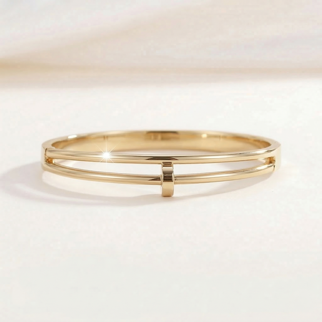 Maes-Jolie | Bangle Bracelet | Strass Nail Delicate | Luxury Women’s Bracelet